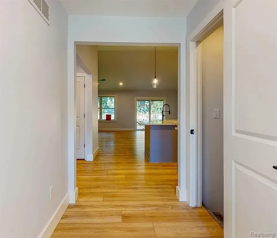 Entry hall looking through to the main living area